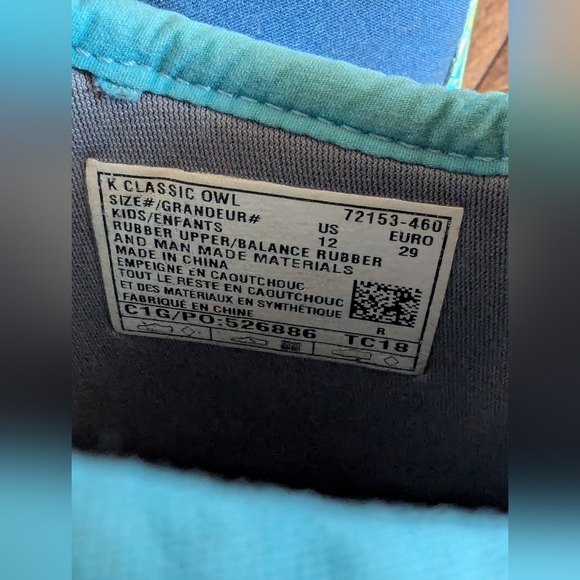 Bogs Classic owl blue waterproof winter boots Kids Size 12 - Picture 7 of 9